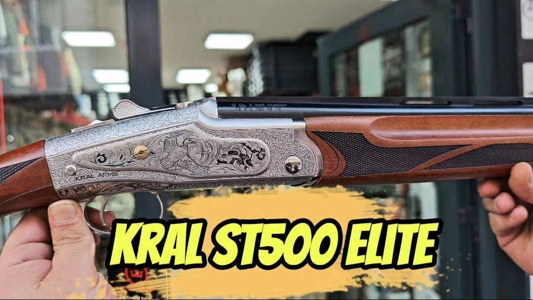 Kral ST500 Elite Süperpoze Av Tüfeği (12 GA & 20 GA Seçenekli - Lüks Gravürlü Alüminyum Gövde - Seçkin Türk Cevizi)
