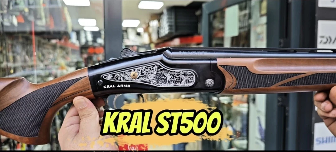 Kral ST500 Süperpoze Av Tüfeği (12 GA & 20 GA Seçenekli - Alüminyum Gövde - Seçkin Türk Cevizi)