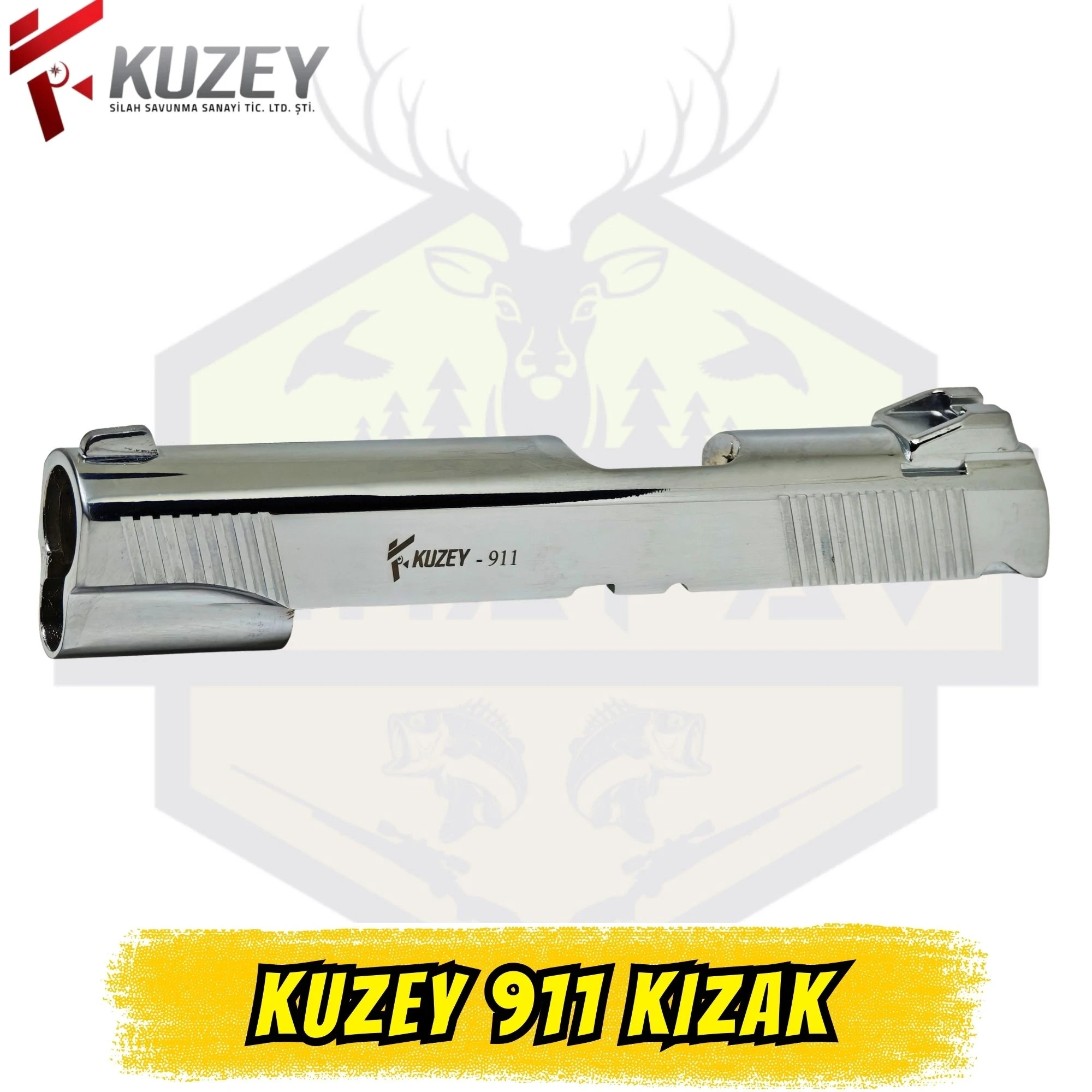 Kuzey 911 Kurusıkı Tabanca Orijinal Sürgü Üst Kızak (Kuzey 911 Tüm Seri Uyumlu)