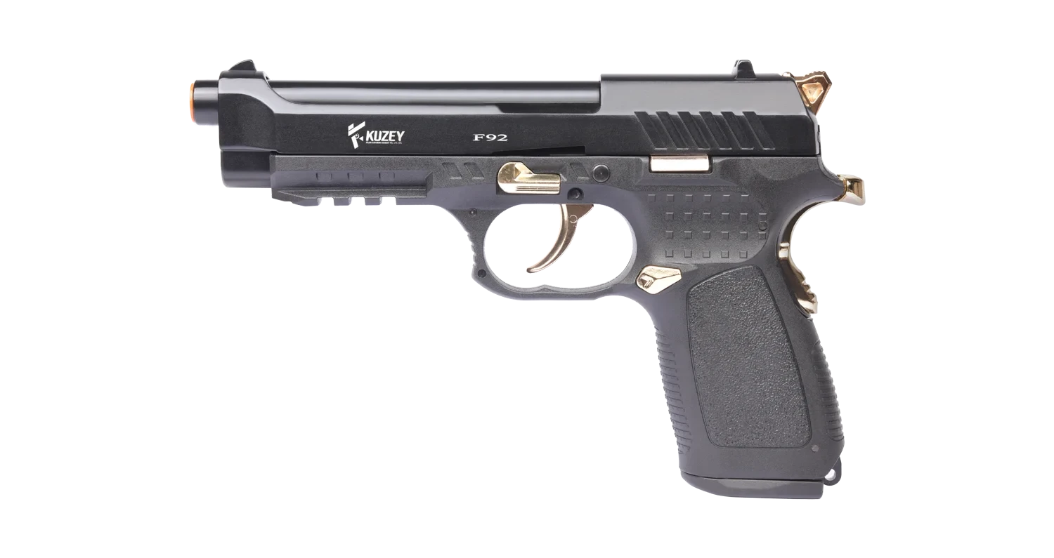 Kuzey F92 Kurusıkı Ses Tabancası (9 mm P.A.K. - Mat Siyah - Beretta F92 Tipi)