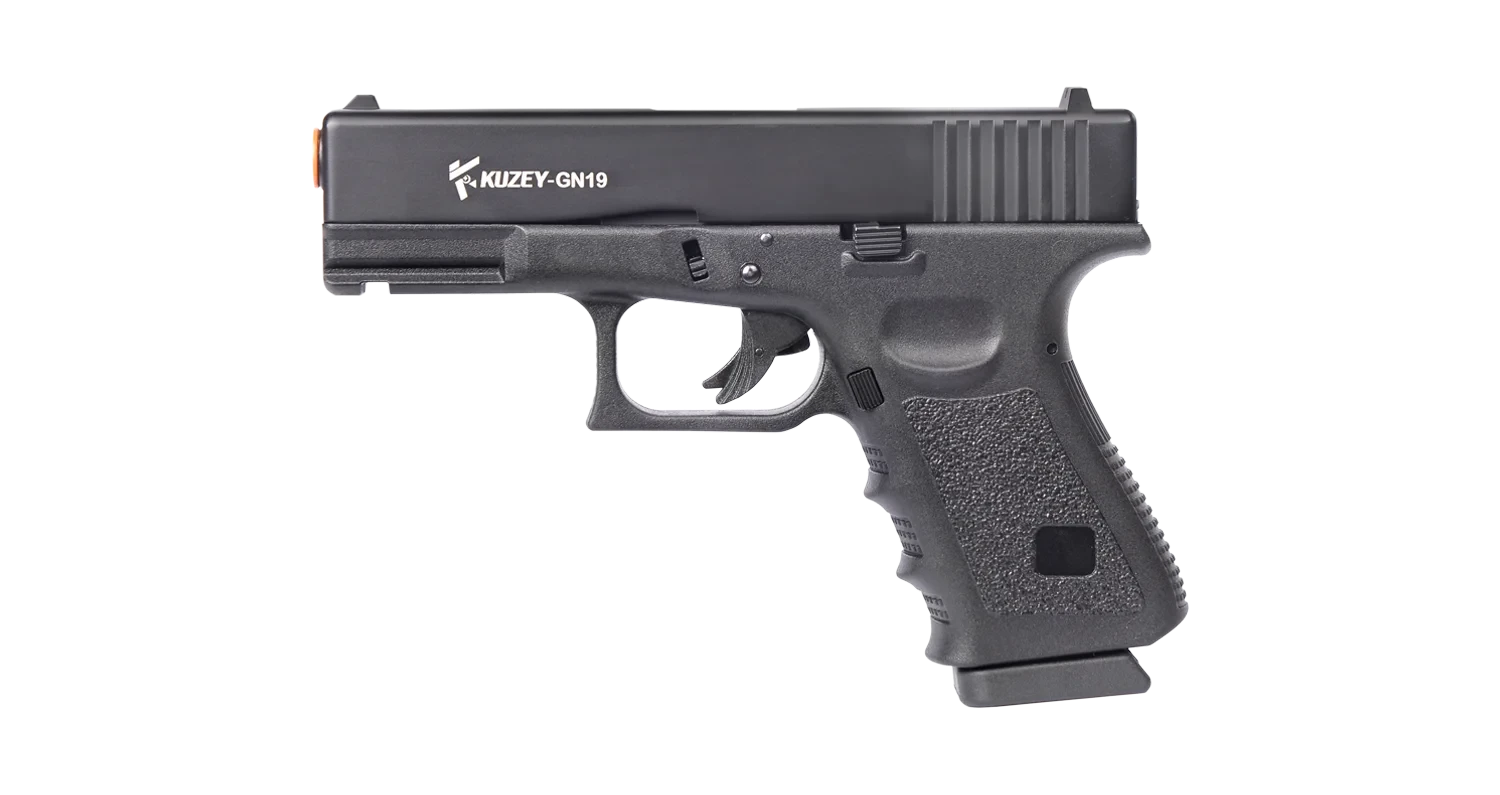 Kuzey GN19 Kurusıkı Ses Tabancası (9 mm P.A.K. - Mat Siyah - Glock 19 Tipi)