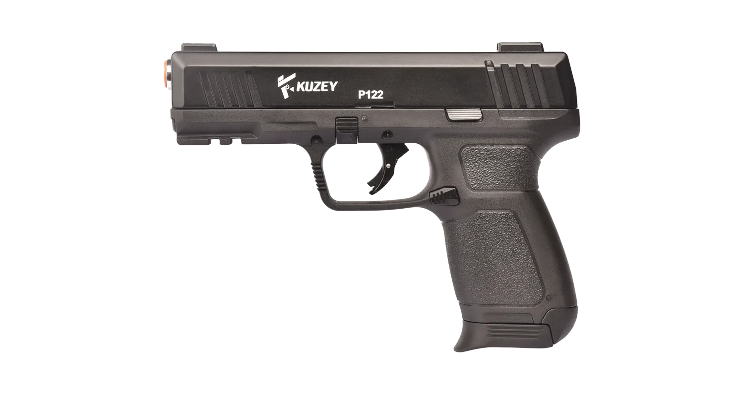 Kuzey P122 Kurusıkı Ses Tabancası (9 mm P.A.K. - Mat Siyah - 18+1 Şarjörlü)