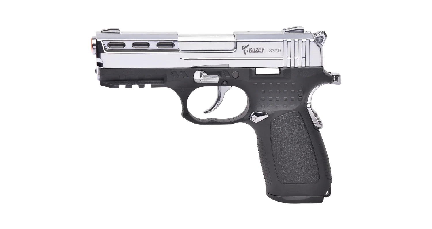 Kuzey S320 Kurusıkı Ses Tabancası (9 mm P.A.K. - Mat Siyah - 18+1 Şarjörlü)