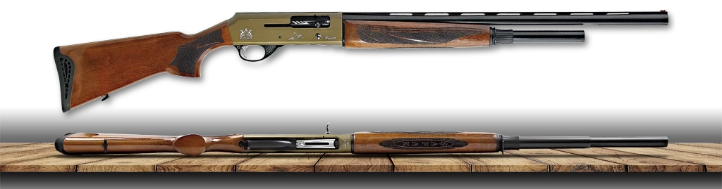 Mozzberk A-600 / A-02 Barak Kasa Bronze Yarı Otomatik Av Tüfeği (12 Kalibre - Gazlı Sistem)