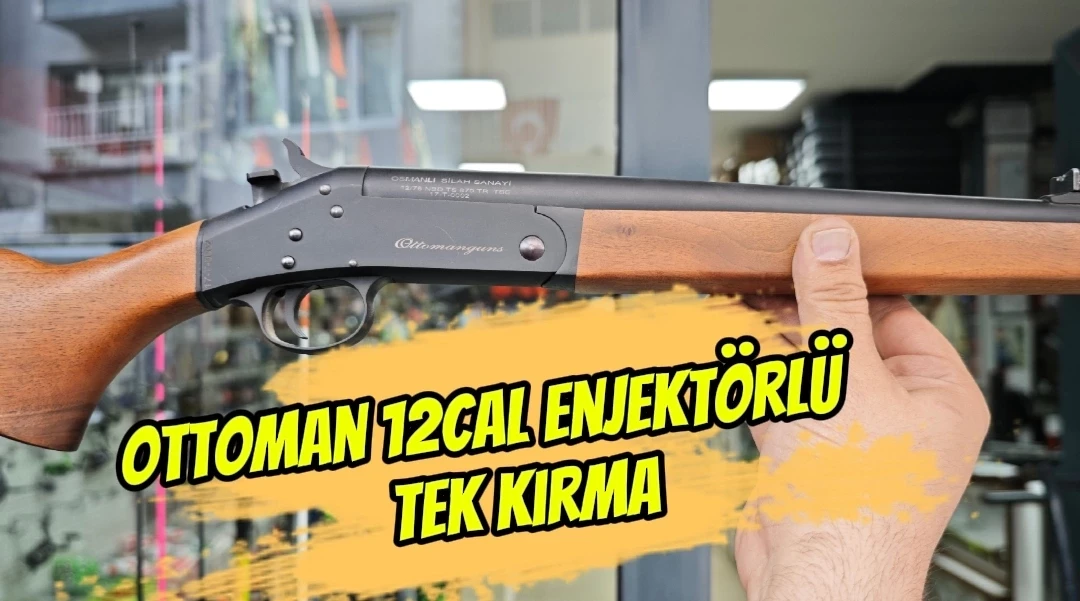 Ottoman Arms 12 Kalibre Enjektörlü Tekkırma Av Tüfeği (71 CM Namlu - Otomatik Kovan Fırlatmalı - Ahşap Kundak - Siyah Gövde)