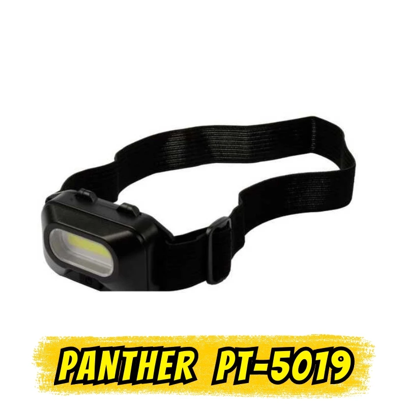 Panther PT-5019 Pilli 5W COB LED Kafa Lambası (Geniş Açılı / 3x AAA Pil)