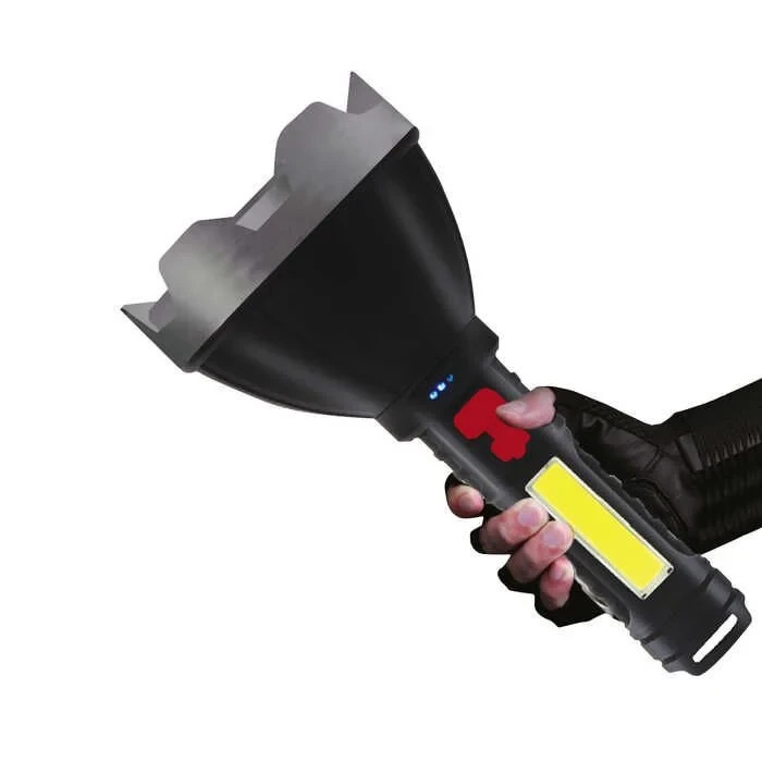 Panther PT-6104 USB Şarjlı Max 800 Lümen 3W LED + COB LED El Feneri