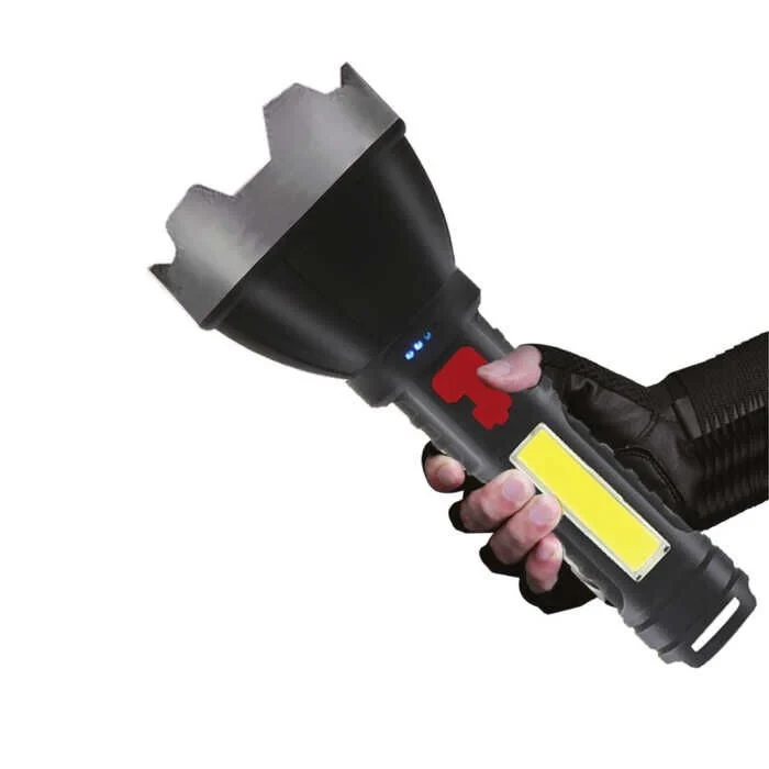 Panther PT-6105 USB Şarjlı Max 700 Lümen 3W LED + COB LED El Feneri