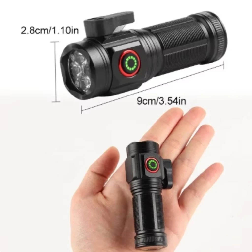 Powerdex PD-7007 15W Şarjlı Profesyonel LED El Feneri (2x 18650 Bataryalı)