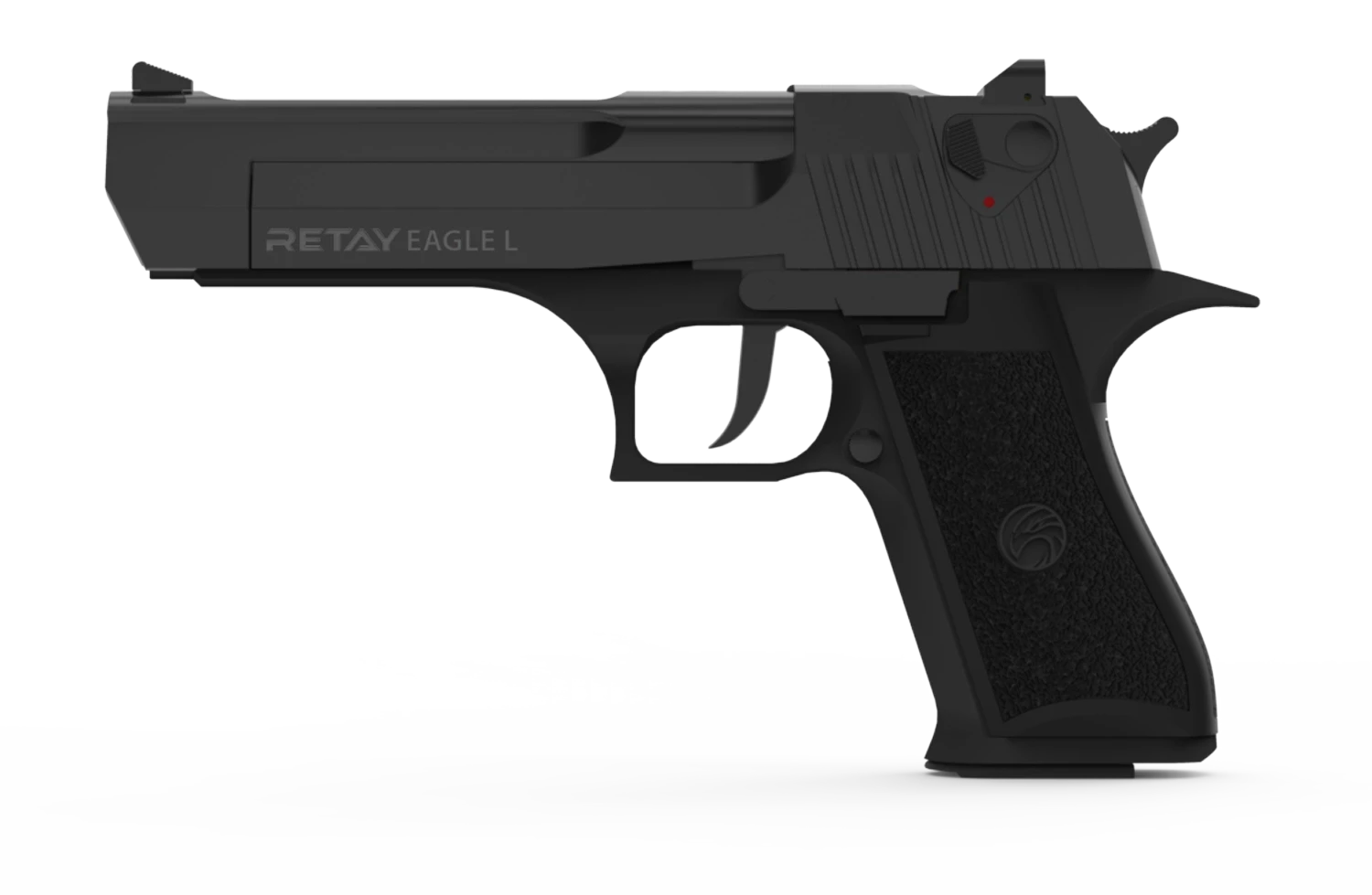 Retay Eagle L Kurusıkı Ses Tabancası (9 mm P.A.K. - Mat Siyah - Desert Eagle Tipi)