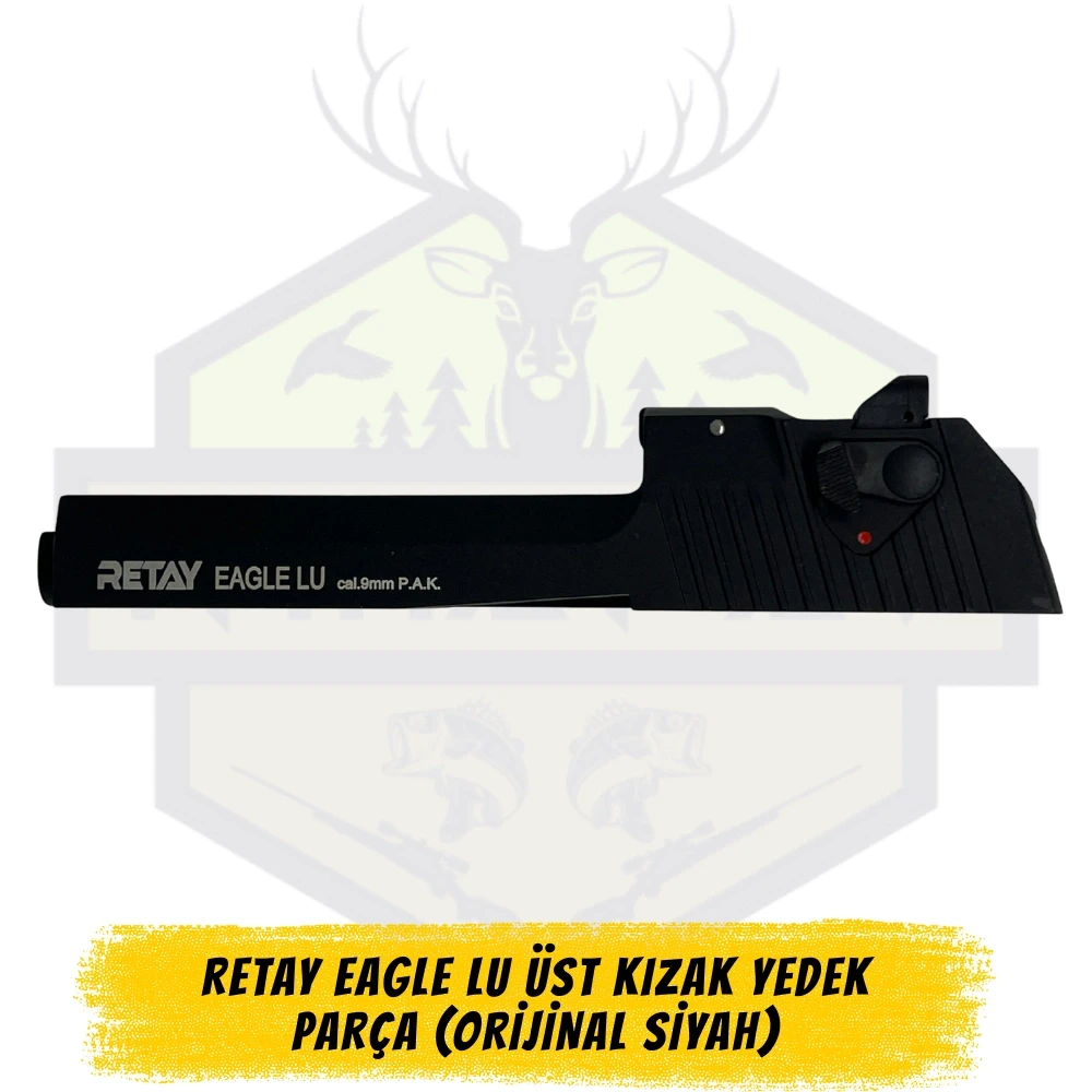 Retay Eagle LU Üst Kızak Sürgü (Orijinal Siyah Kurusıkı Yedek Parça)