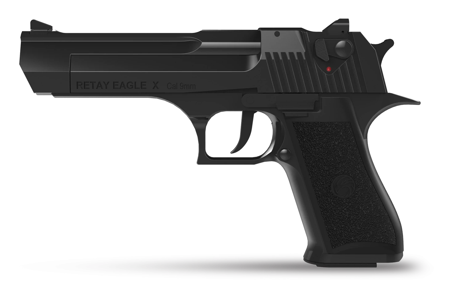 Retay Eagle X Kurusıkı Ses Tabancası (9 mm P.A.K. - Mat Siyah - Desert Eagle Tipi)