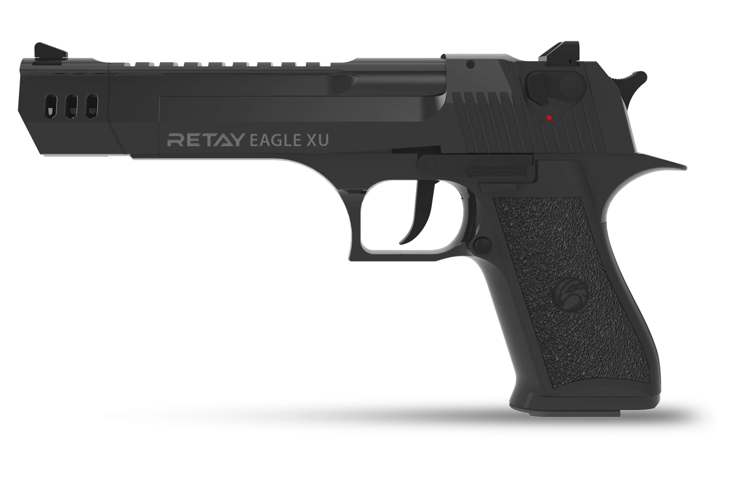 Retay Eagle XU Kurusıkı Ses Tabancası (9 mm P.A.K. - Mat Siyah - Desert Eagle Tipi)