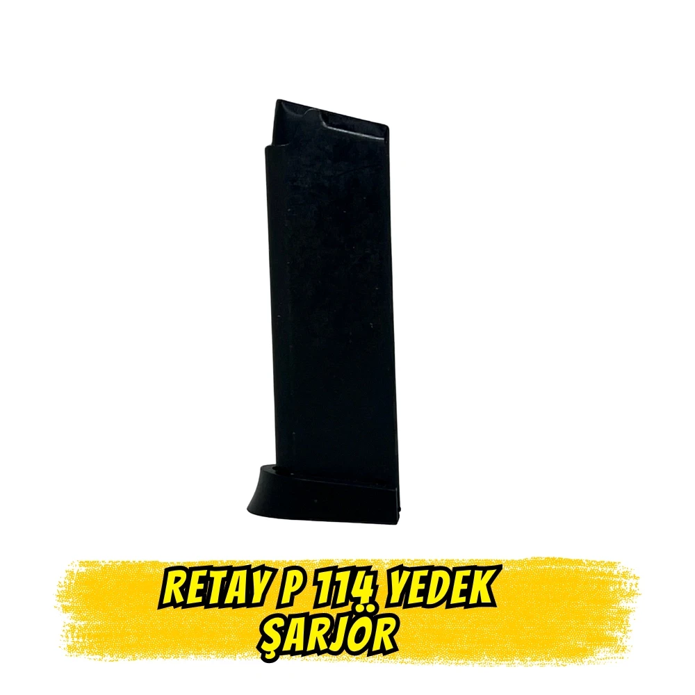 Retay P114 Kurusıkı Tabanca Yedek Şarjörü