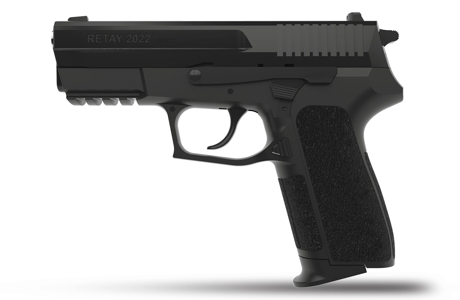 Retay S2022 Kurusıkı Ses Tabancası (9 mm P.A.K. - Mat Siyah - Sig Sauer Tipi)