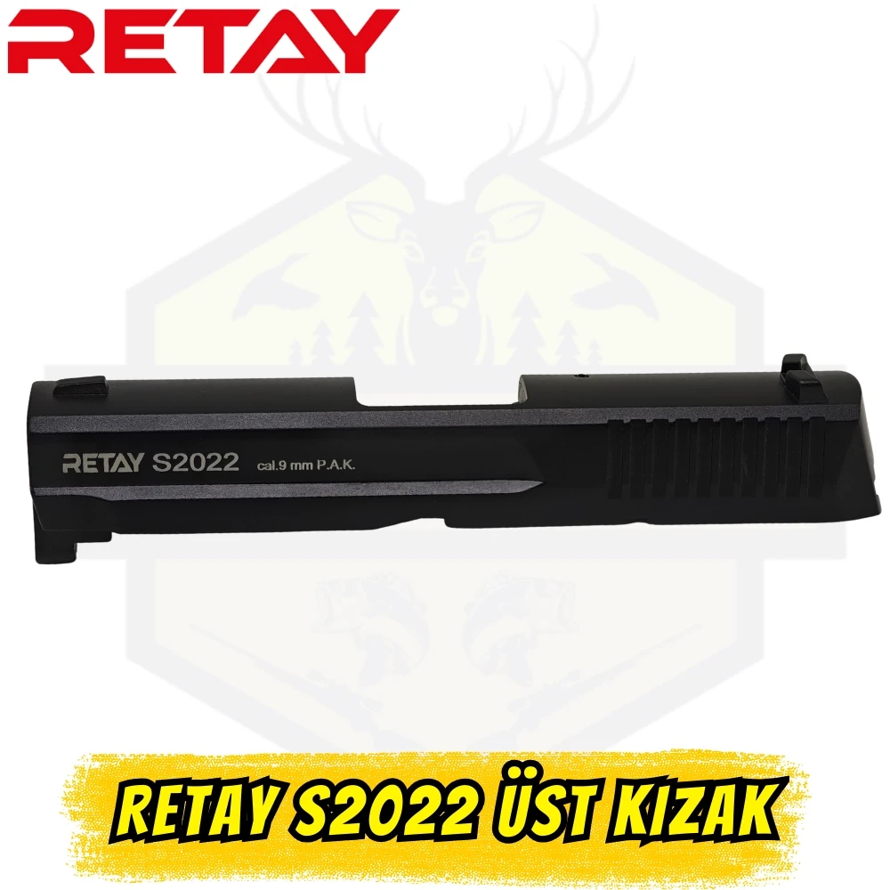 Retay S2022 Üst Kızak Sürgü (Orijinal Siyah - S Serisi Uyumlu Kurusıkı Yedek Parça)