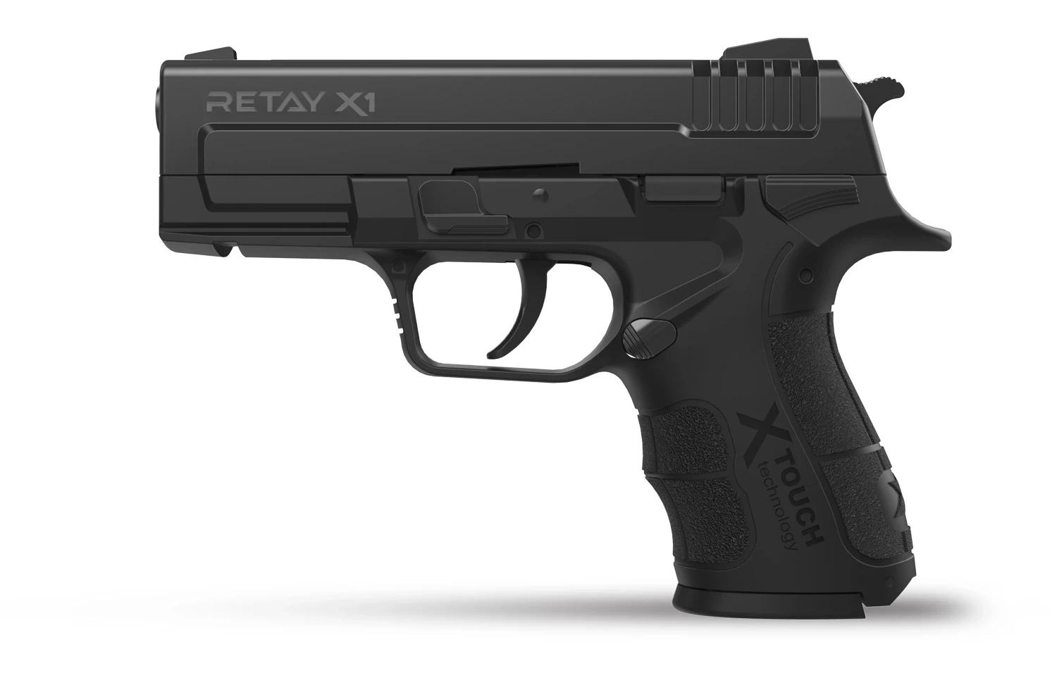 Retay X1 Kurusıkı Ses Tabancası (9 mm P.A.K. - Mat Siyah - 14+1 Şarjörlü)