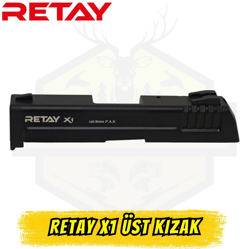 Retay X1 Üst Kızak Sürgü (Orijinal Siyah - X Serisi Uyumlu Kurusıkı Yedek Parça)