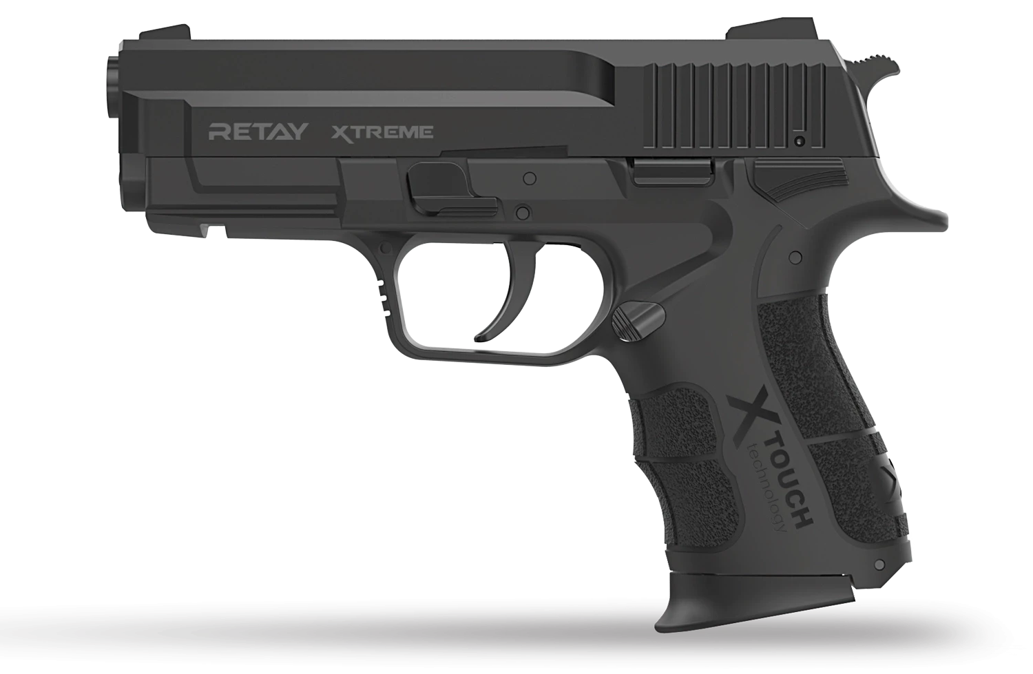 Retay Xtreme Kurusıkı Ses Tabancası (9 mm P.A.K. - Mat Siyah - 14+1 Şarjörlü)