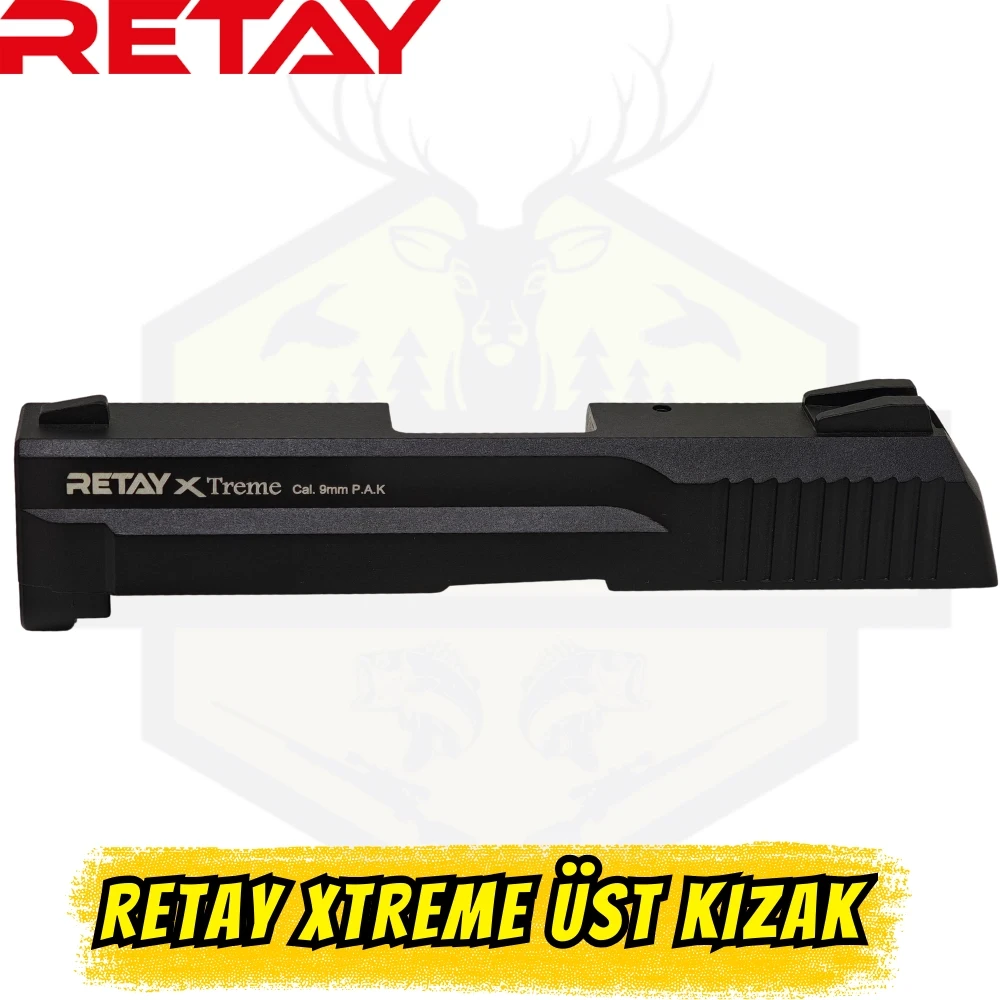 Retay Xtreme Üst Kızak Sürgü (Orijinal Siyah Kurusıkı Yedek Parça)