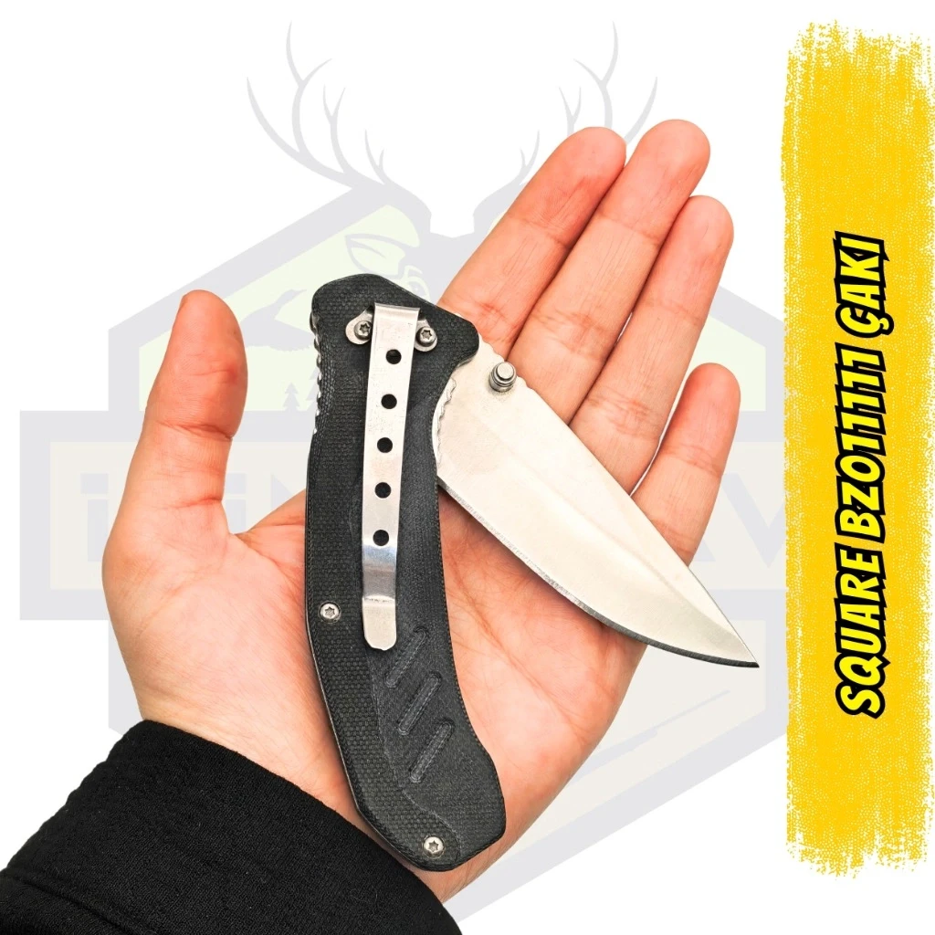 Square BZ011111 Klipsli Katlanır Çakı 19.5 cm