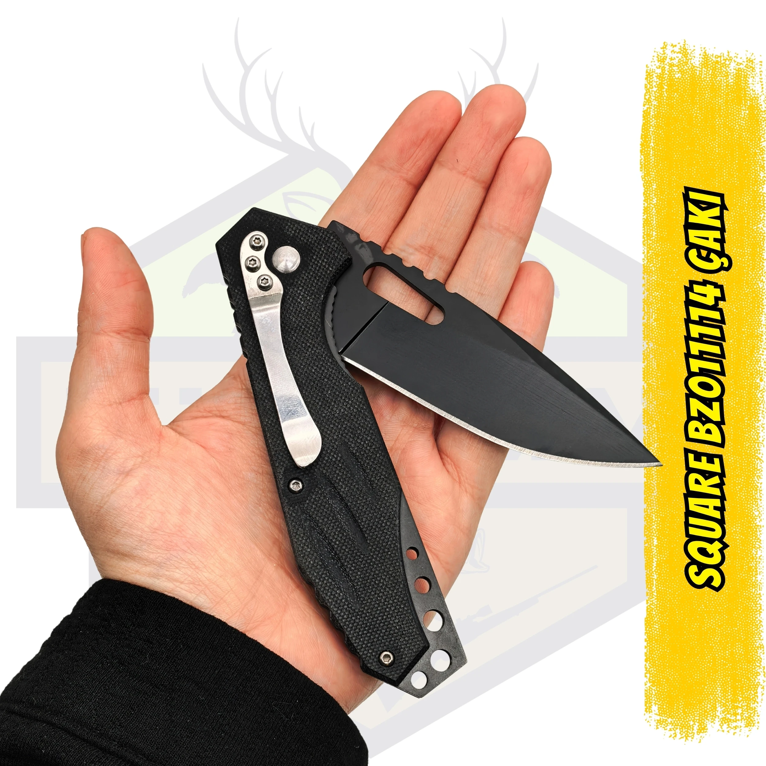 Square BZ011114 Klipsli Katlanır Çakı 21 cm