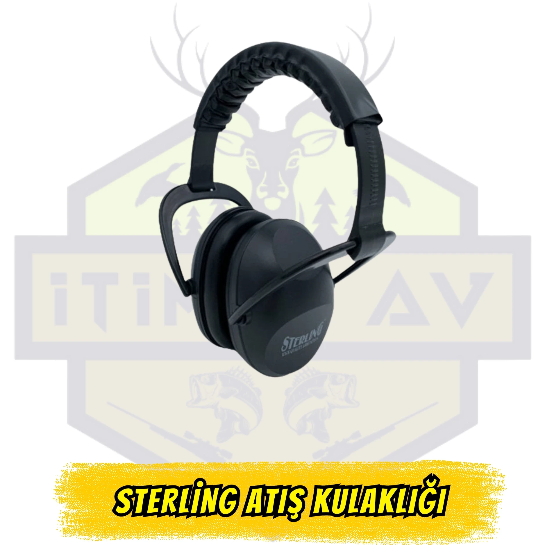 Sterling NHP-2000 Taktikal Atış Kulaklığı - Siyah (IDPA Yarışma Uyumlu)