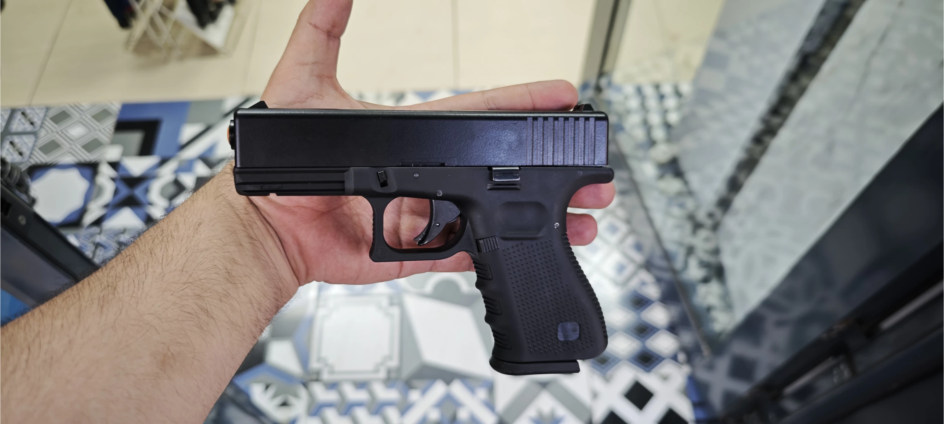Sur BRT G17 Kurusıkı Ses Tabancası (9 mm P.A.K. - Mat Siyah - Glock Tipi)