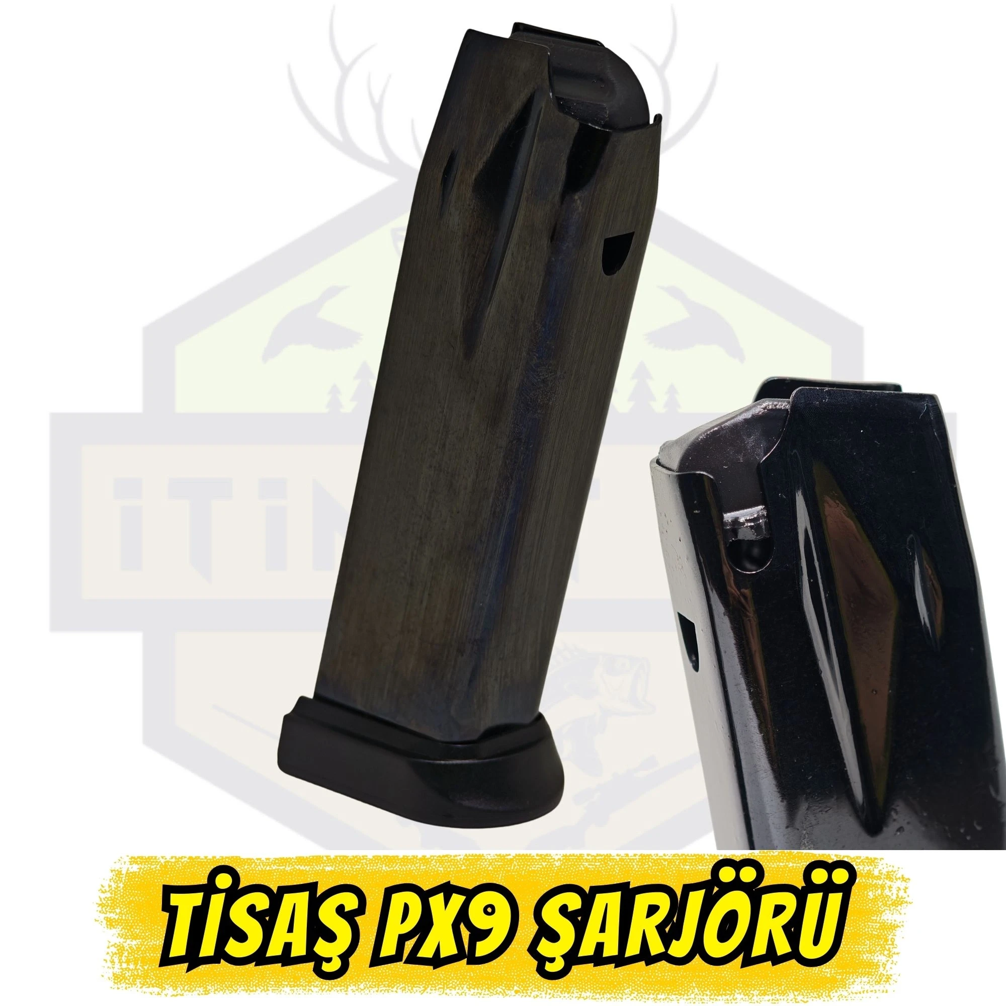 Tisaş PX9 9x19mm Tabanca Şarjörü - 16lı Kapasite