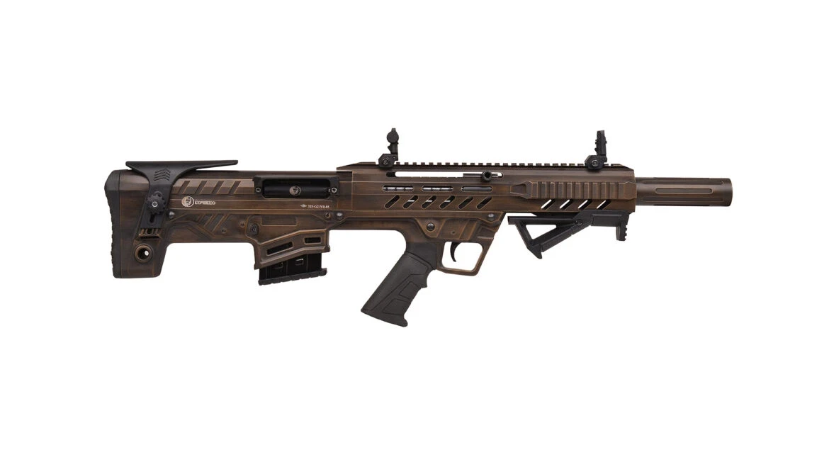 Toretto TB Bullpup Şarjörlü Yarı Otomatik Av Tüfeği (12 Kalibre - Ayarlanabilir Yanaklıklı - Bronze)