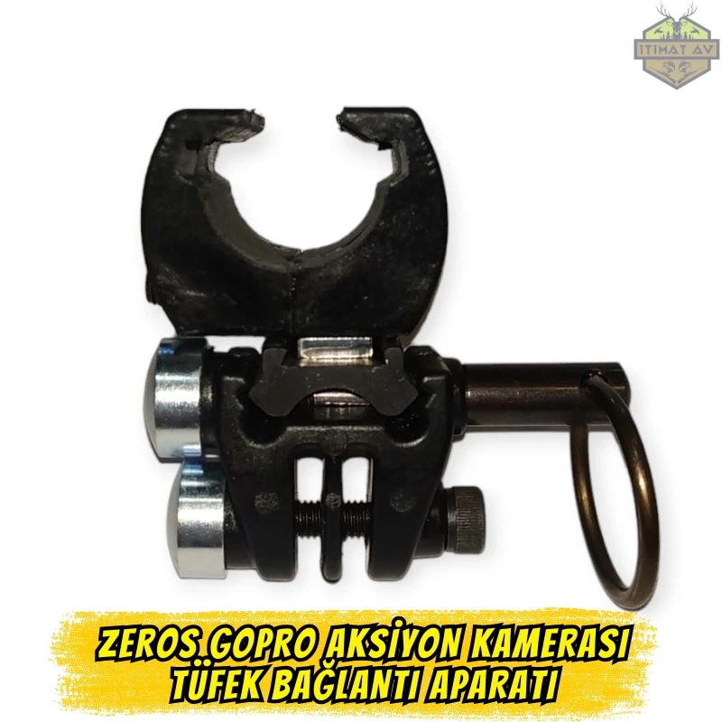 Zeros GoPro ve Aksiyon Kamerası Tüfek Bağlantı Aparatı