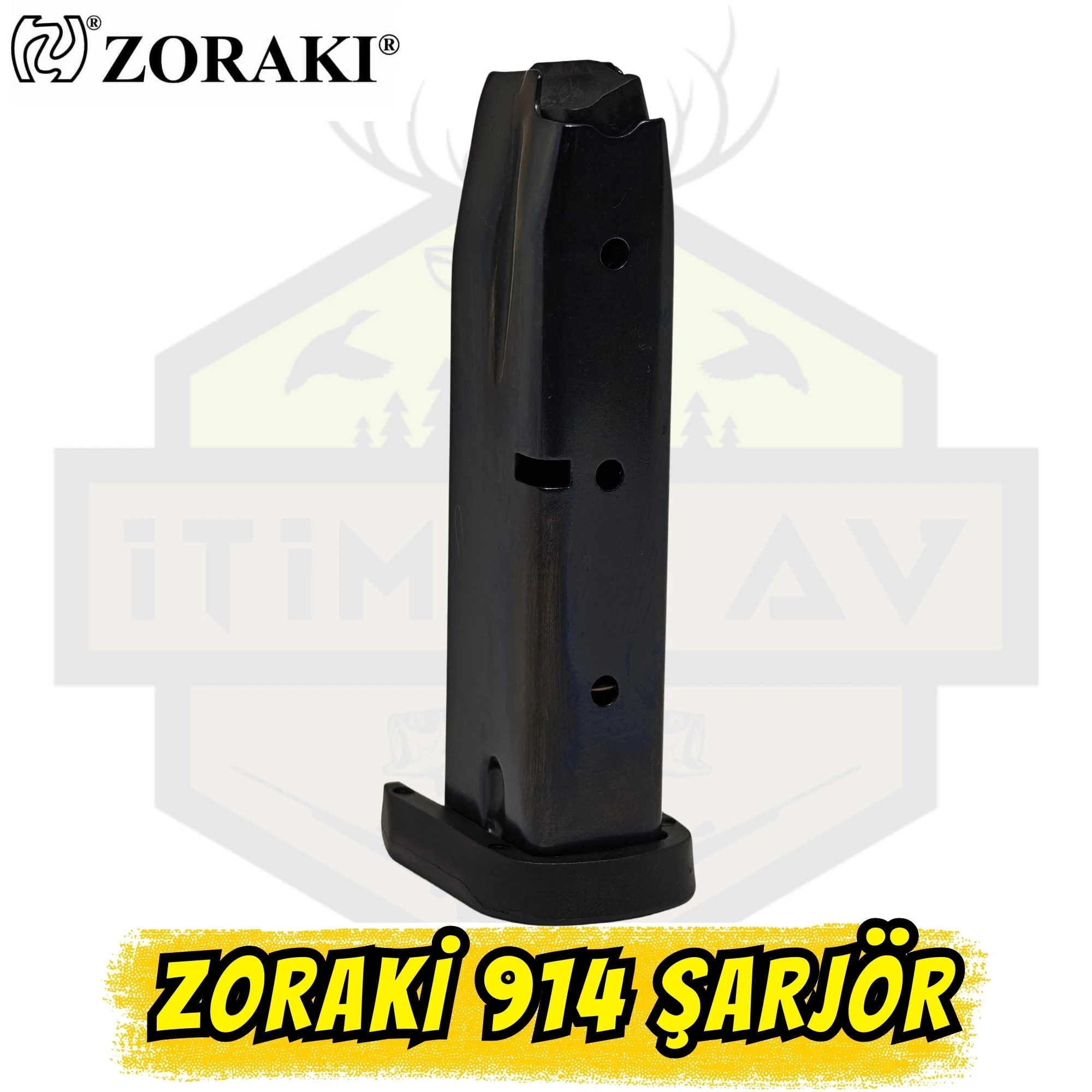 Ürün Adı: Zoraki 914-T Kurusıkı Tabanca Yedek Şarjör (9mm P.A.K. - 14 Fişek Kapasiteli)