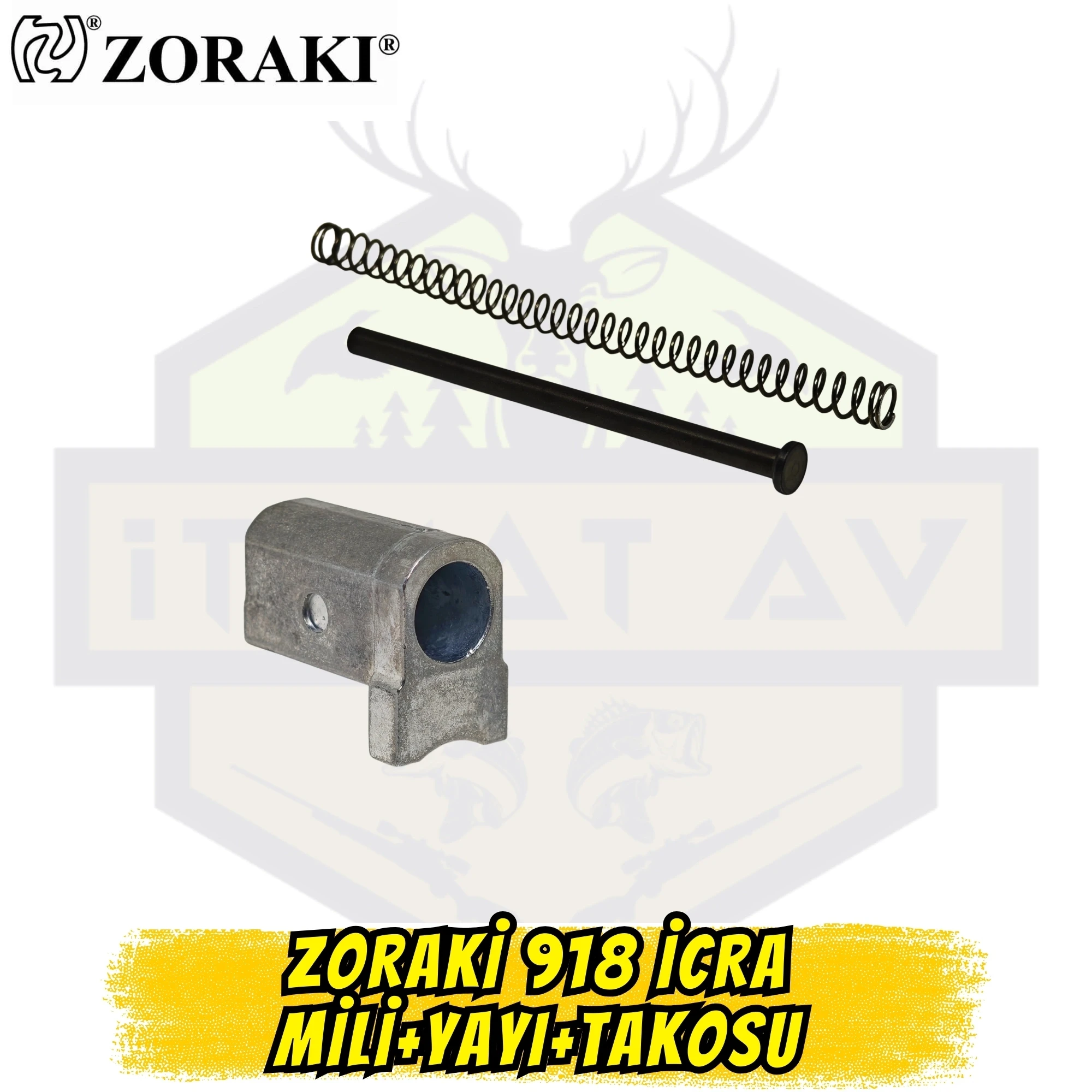 Zoraki 918 Modelleri İçin İcra Mili, Yayı ve Takozu Takımı