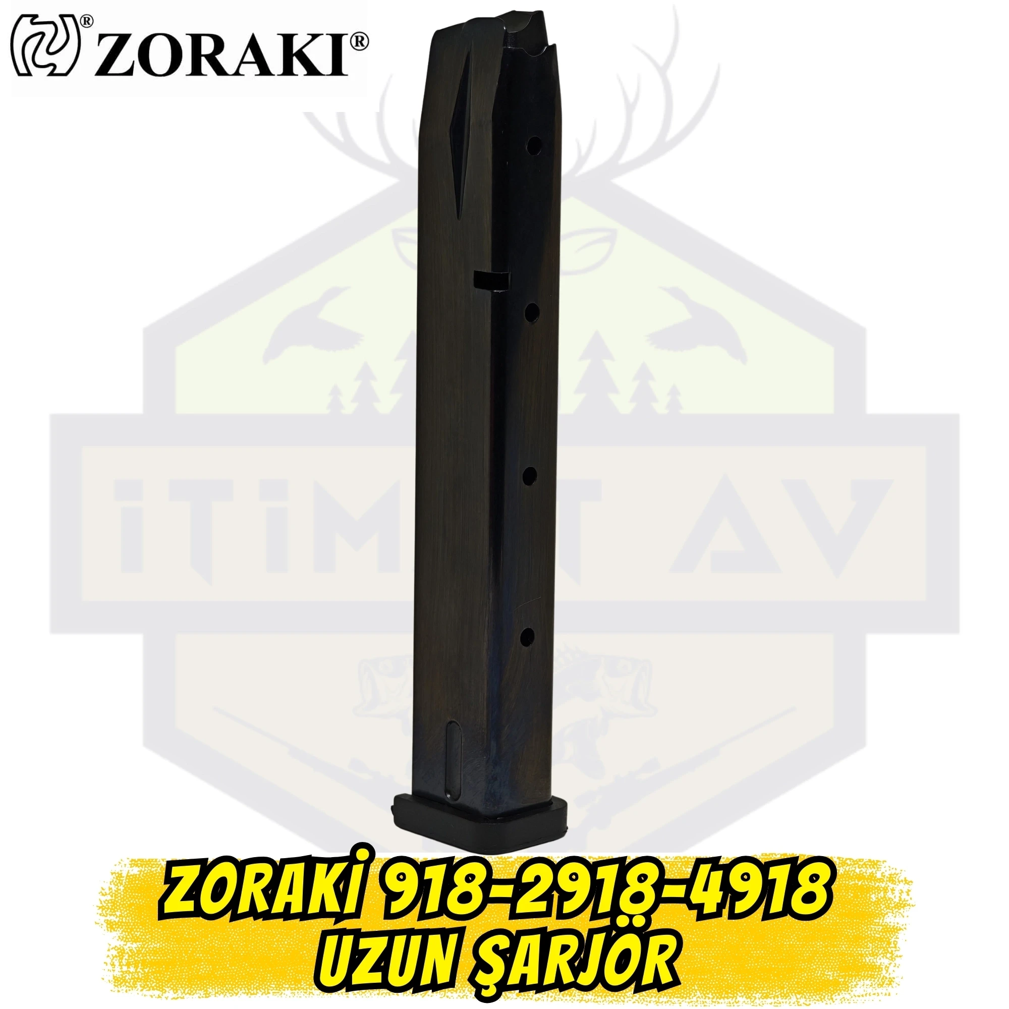 Zoraki 918-T Kurusıkı Tabanca Uzun Yedek Şarjörü