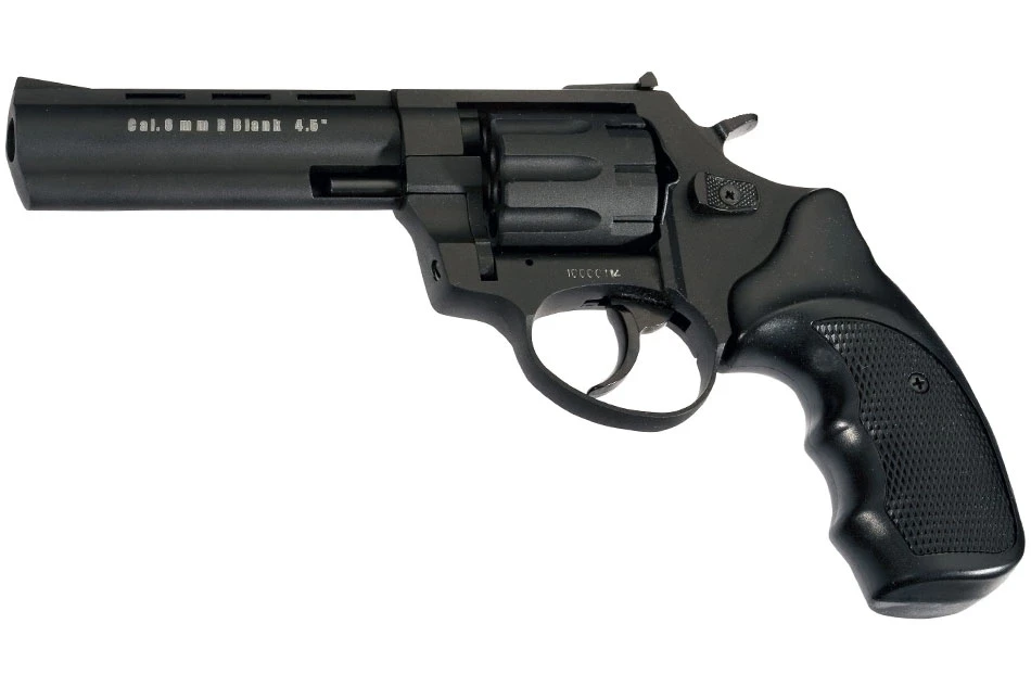 Zoraki R1-4.5 Kurusıkı Toplu Ses Tabancası (9 mm P.A.K. / .380 R - Mat Siyah)