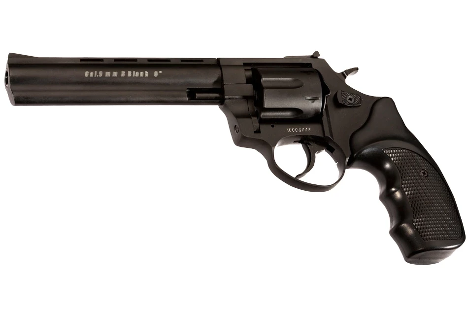 Zoraki R1-6 Kurusıkı Toplu Ses Tabancası (9 mm P.A.K. / .380 R - Mat Siyah)