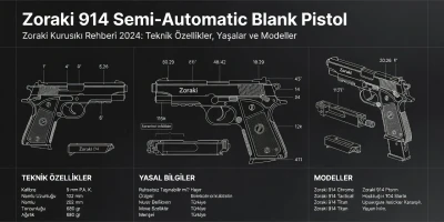Zoraki Kurusıkı Rehberi 2026: Teknik Özellikler, Yasalar ve Modeller