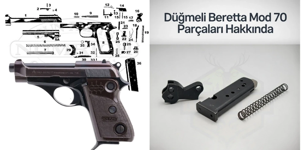 Düğmeli Beretta Mod 70 ve 92FS İçin En İyi Yedek Parçalar ve Taktik Modifikasyonlar