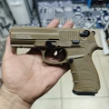 Aksa AK15 Kurusıkı Ses Tabancası (9mm P.A.K) - Kabza Tan / Kızak Siyah (AK15-K8)
