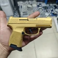 Aksa AK21 Kurusıkı Ses Tabancası (9mm P.A.K) - Gold / Altın (AK21/CC-01)