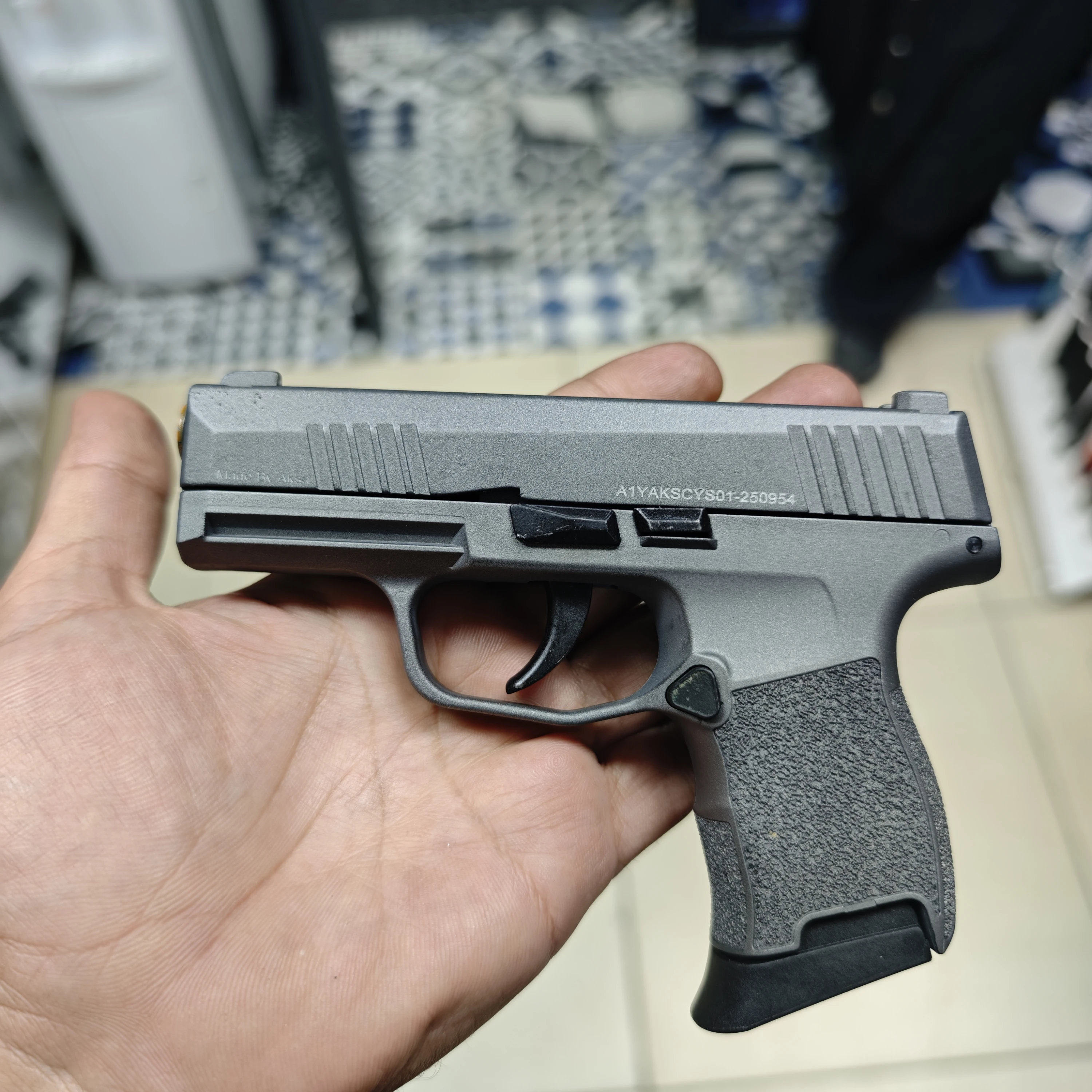 Aksa AK21 Kurusıkı Ses Tabancası (9mm P.A.K) - Füme Rengi