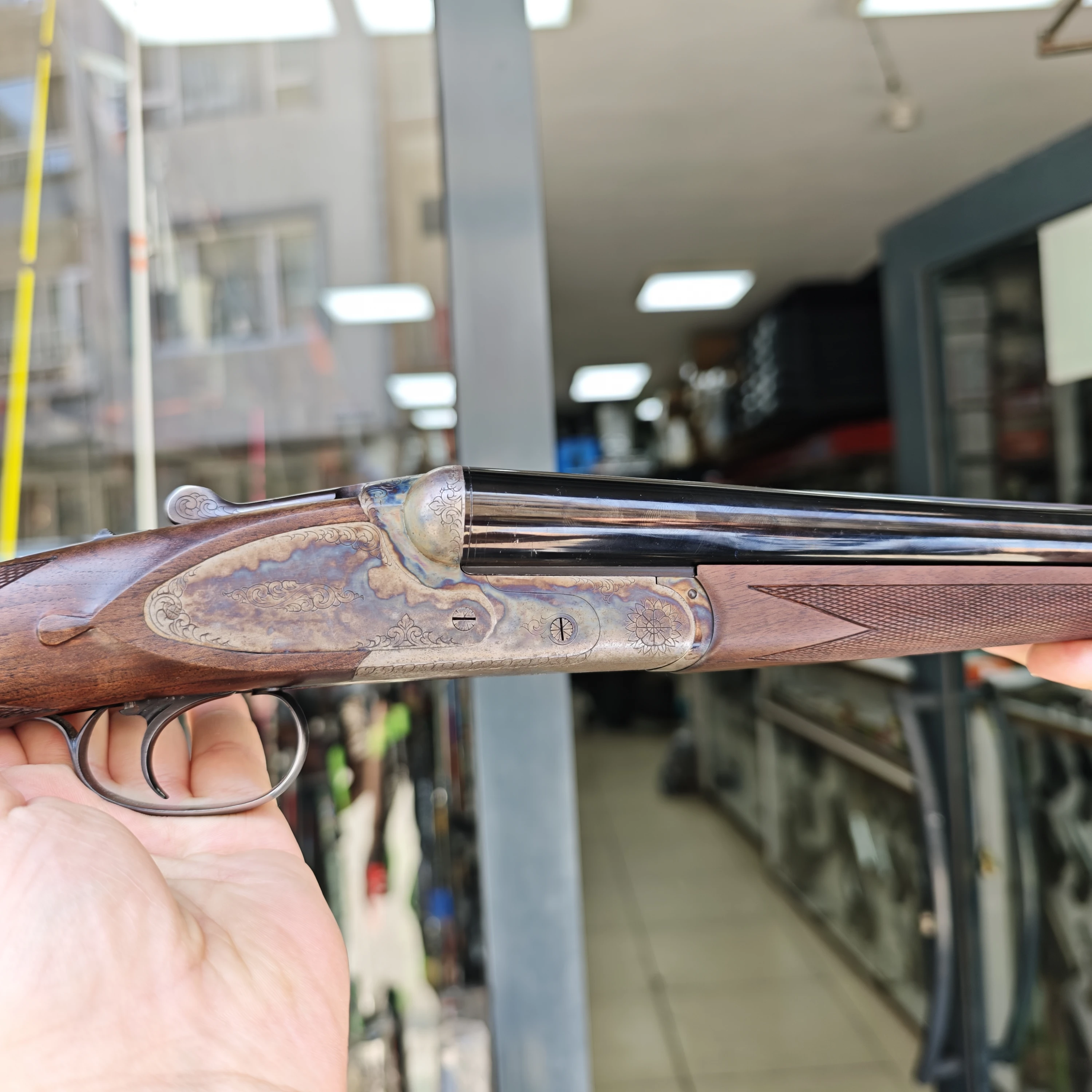 Akus Estate Lux 66 cm Çifte Av Tüfeği (İkinci El - Sıfır Ayarında / Enjektörlü / Mobil Şoklu)