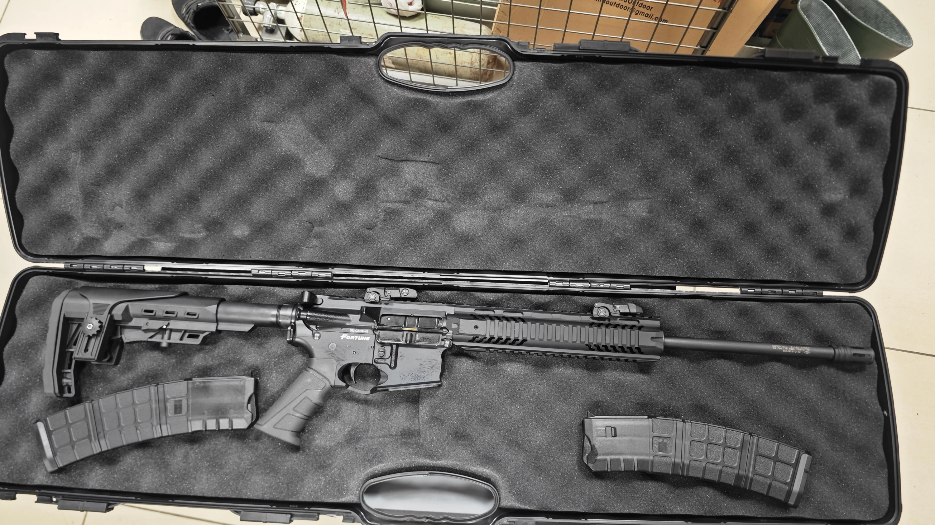 Eşrefoğlu Fortune KA36 Şarjörlü Yarı Otomatik Av Tüfeği Siyah (36 Cal - 51 cm Alevgizleyenli Namlu - Metal El Kundağı)