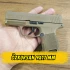 Aksa AK21 Kurusıkı Ses Tabancası (9mm P.A.K) - Çöl Rengi (Tan)
