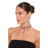 ZeyDor Bordo Choker Kolye