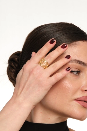 ZeyDor Gold Sade Yüzük 1368