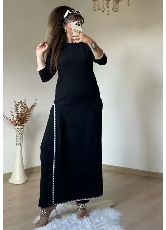 İkili Tunık Takım Siyah