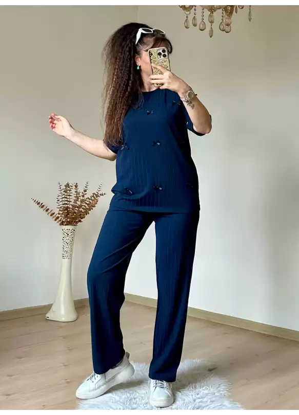 Kaşkorse Kurdele Takım Lacivert