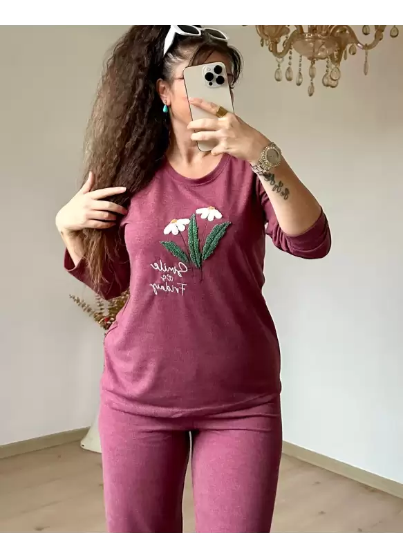 Papatya Takım Bordo