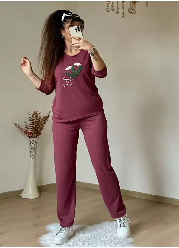 Papatya Takım Bordo